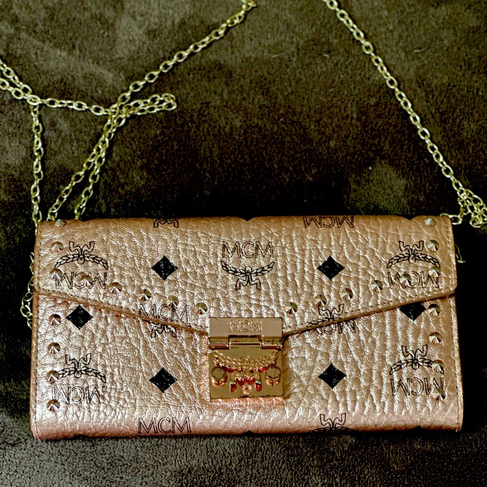 MCM pink crossbody